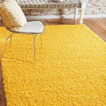 China luxury home fluffy shaggy microfiber carpets